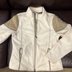 Harley-Davidson® Women's Sundown Windproof Fleece Jacket, Off White